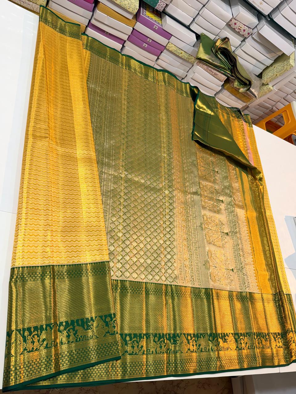 Kanchipuram Pure Tissue Silk Saree