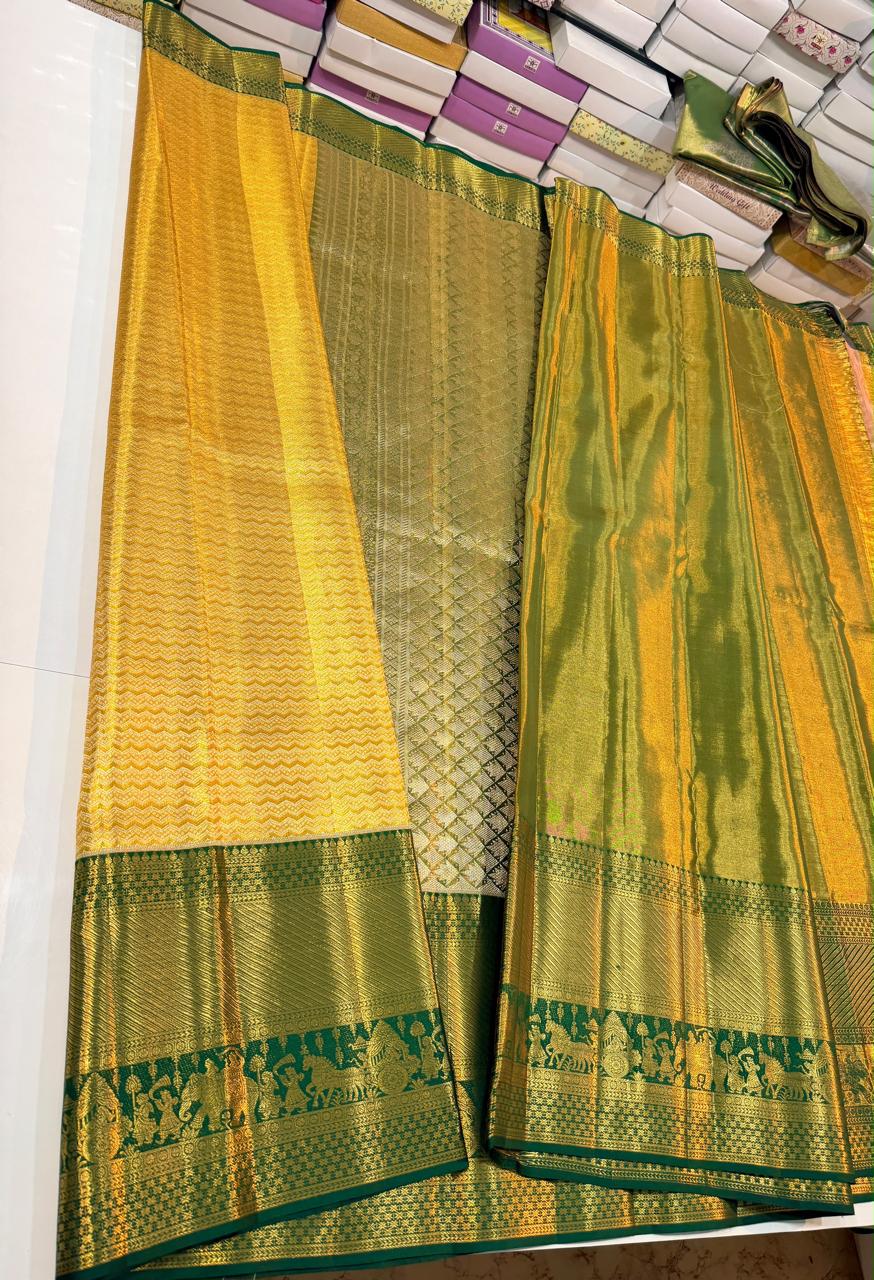 Kanchipuram Pure Tissue Silk Saree