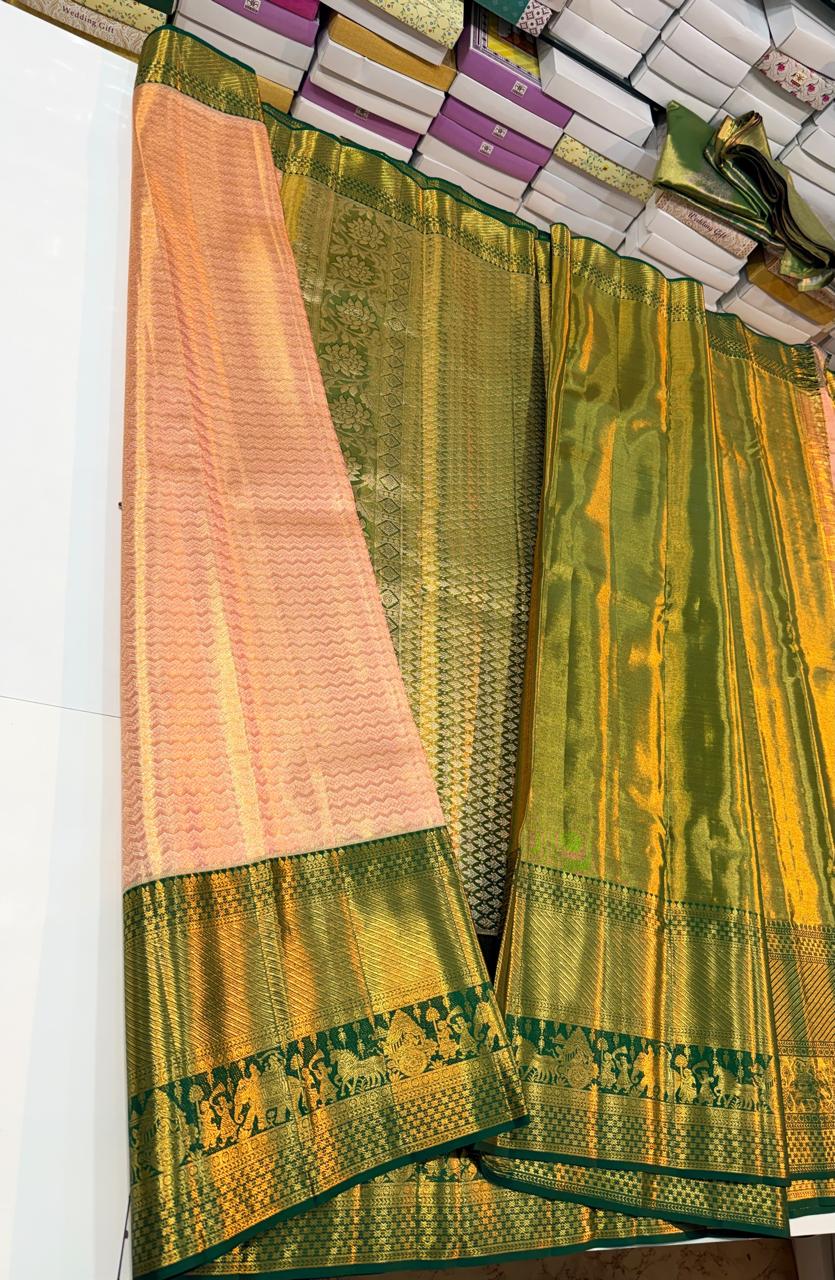 Kanchipuram Pure Tissue Silk Saree