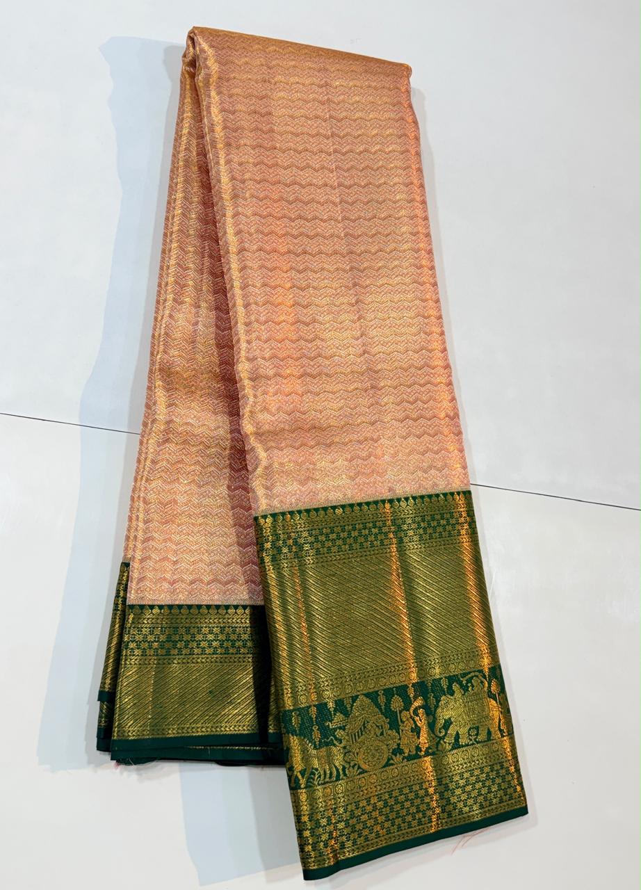 Kanchipuram Pure Tissue Silk Saree