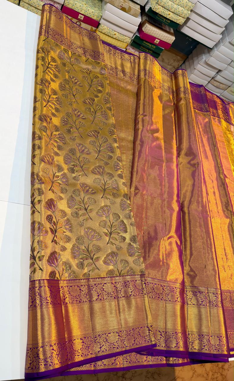 Kanchipuram Pure Tissue Silk Saree