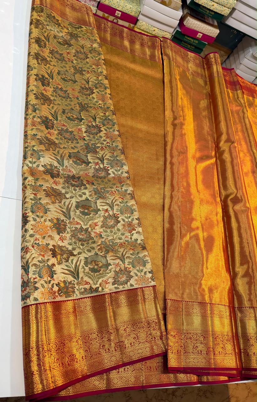 Kanchipuram Pure Tissue Silk Saree