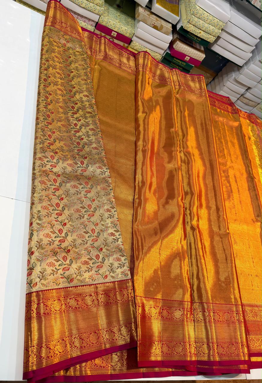 Kanchipuram Pure Tissue Silk Saree