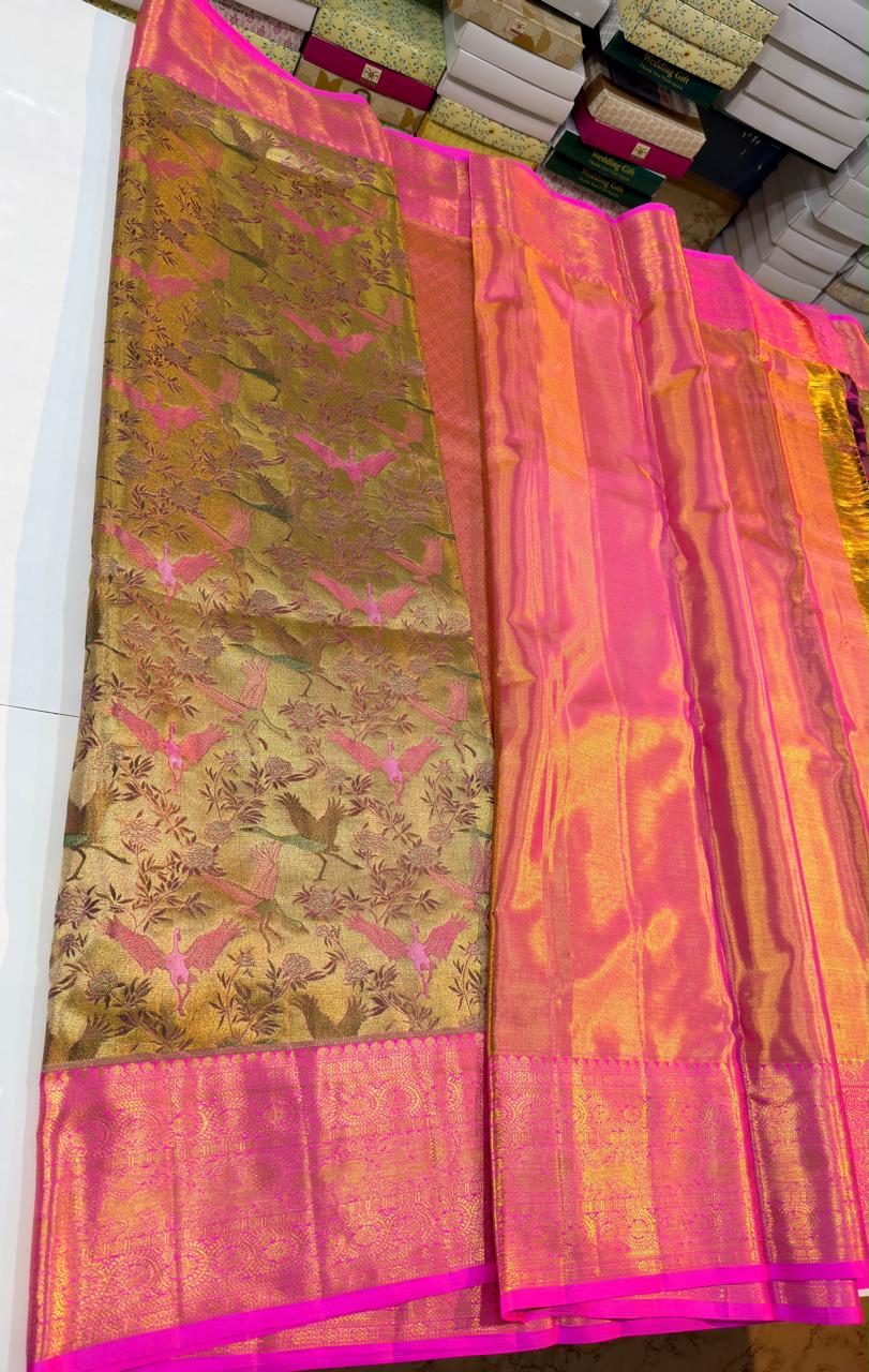 Kanchipuram Pure Tissue Silk Saree