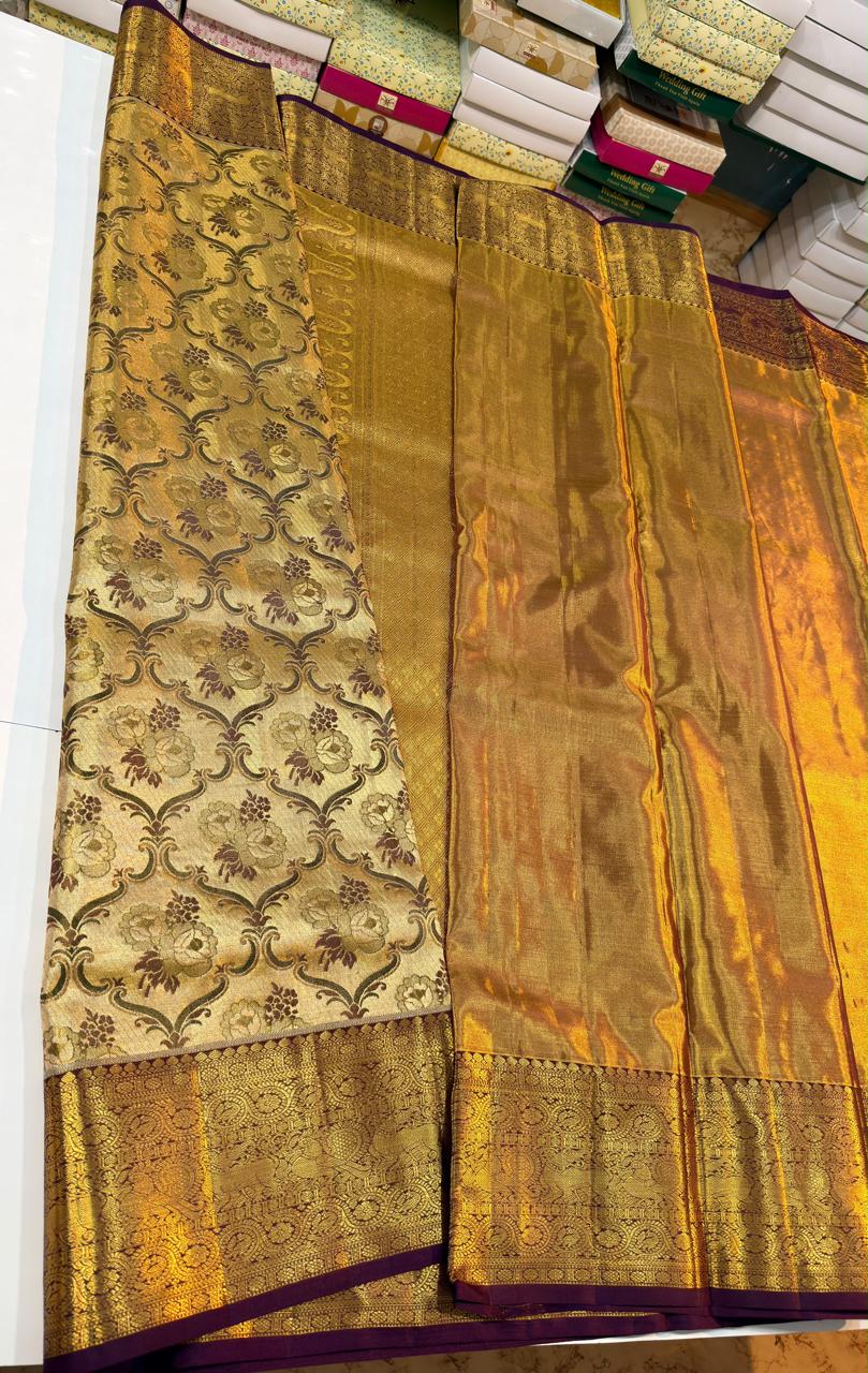 Kanchipuram Pure Tissue Silk Saree