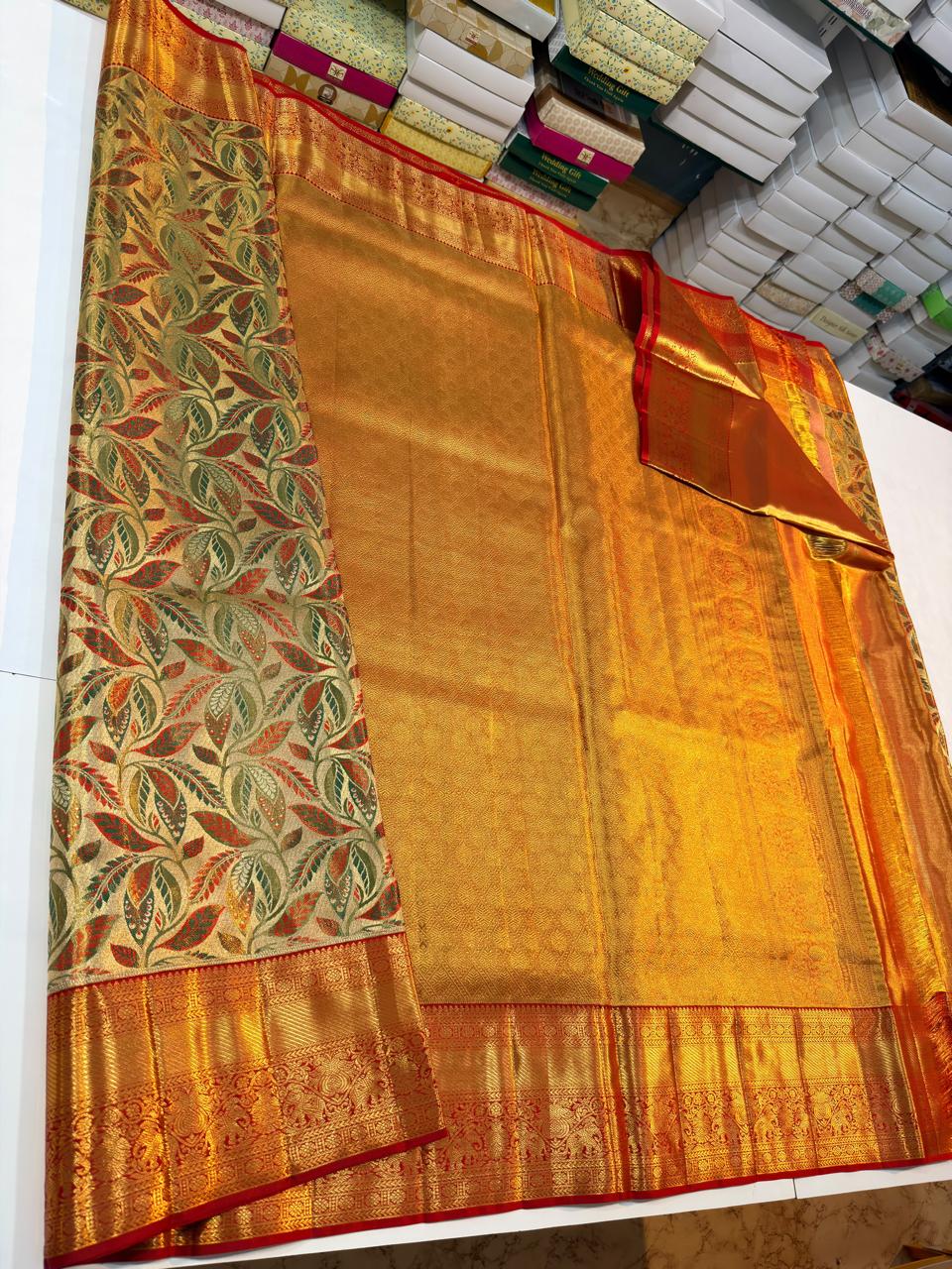 Kanchipuram Pure Tissue Silk Saree