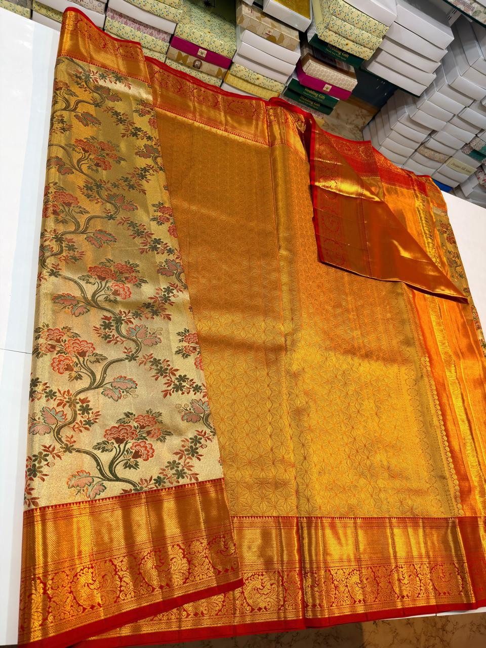 Kanchipuram Pure Tissue Silk Saree