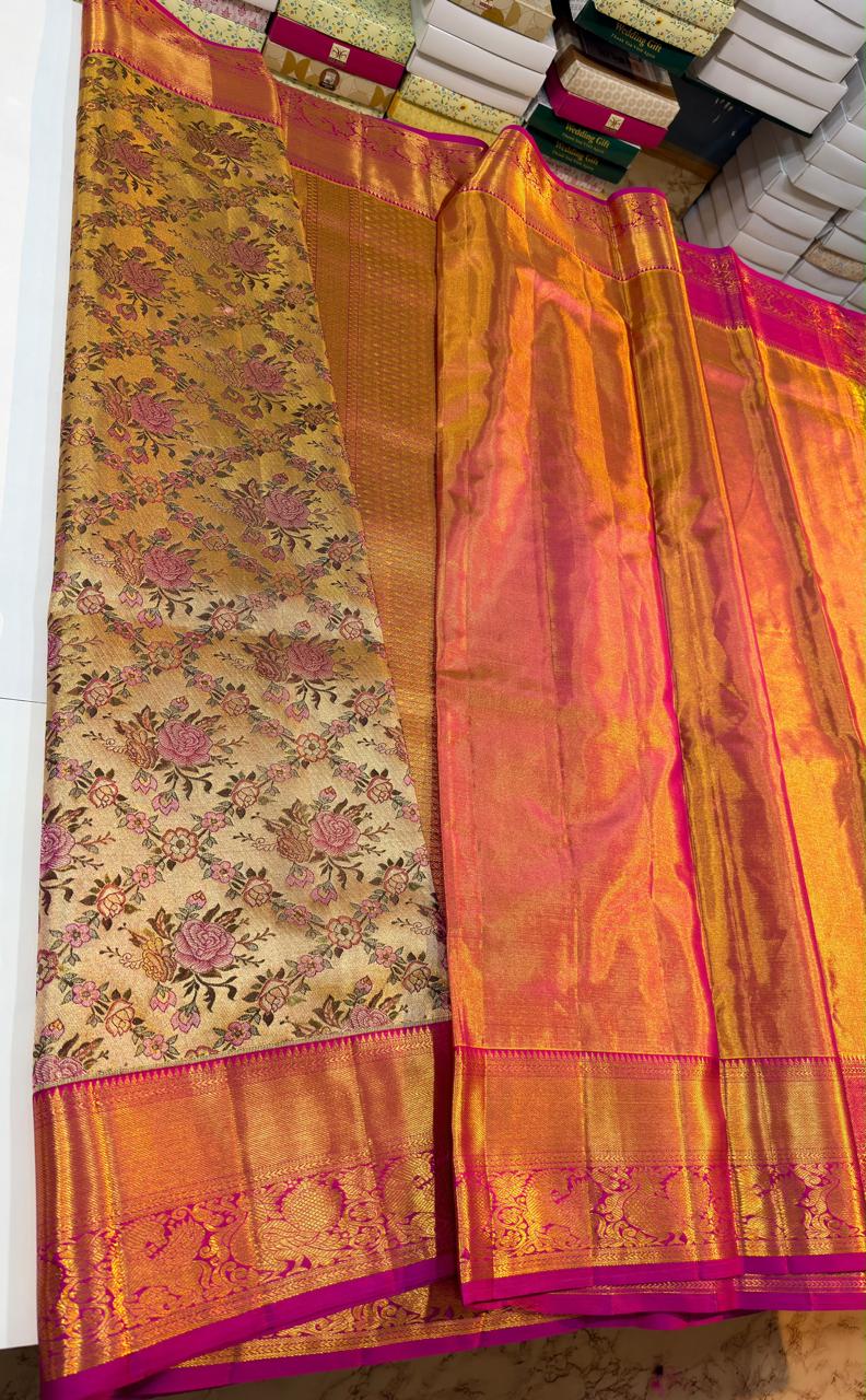 Kanchipuram Pure Tissue Silk Saree