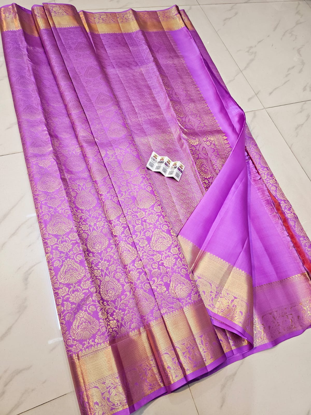 Kanchipuram Pure Silk Handloom Premium Tissue Saree