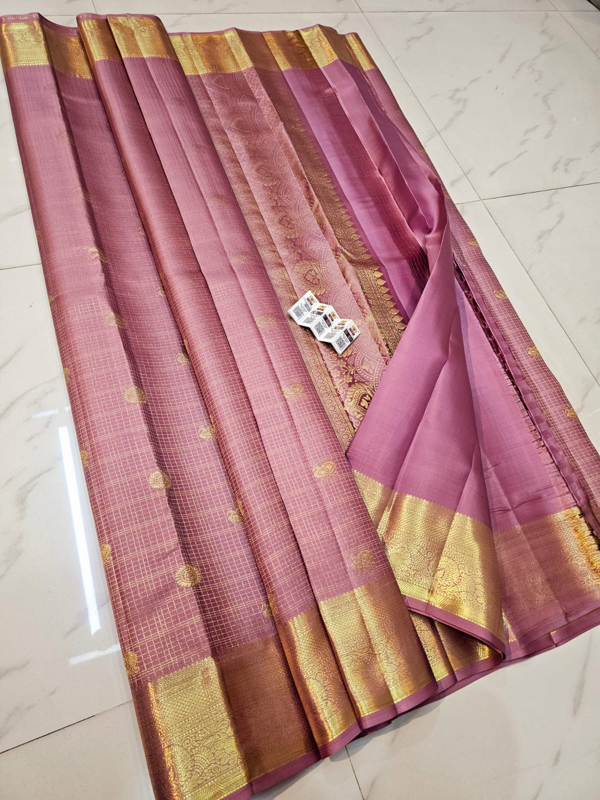 Kanchipuram Pure Silk Handloom Premium Tissue Saree