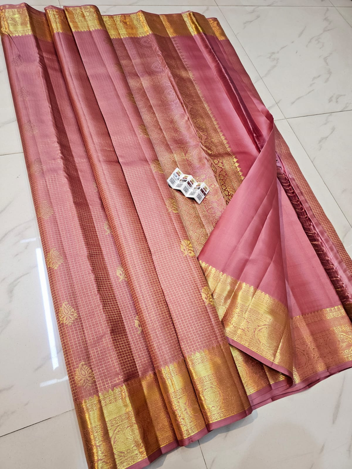 Kanchipuram Pure Silk Handloom Premium Tissue Saree