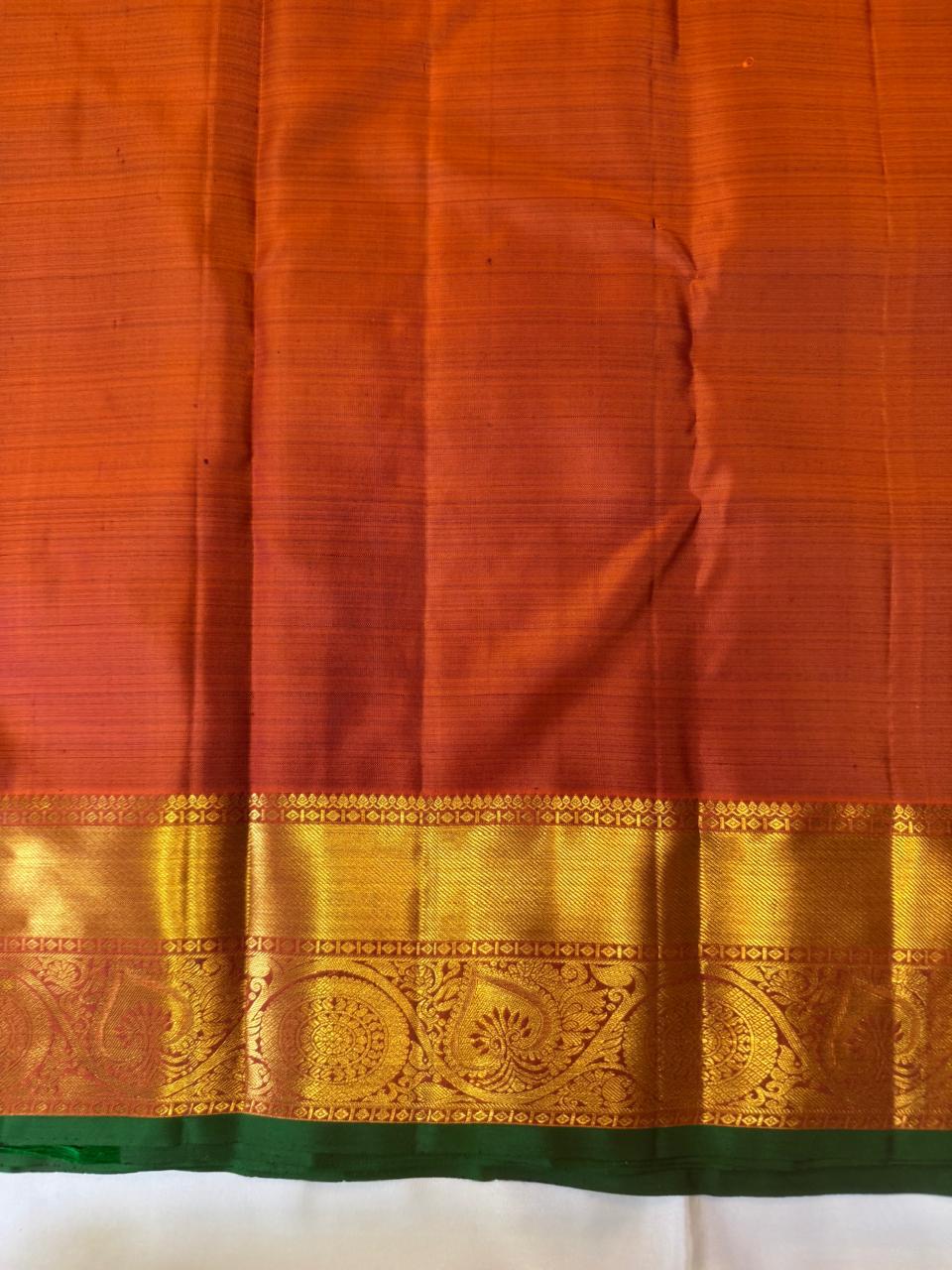 Kanchipuram Pure Silk Without Border Saree