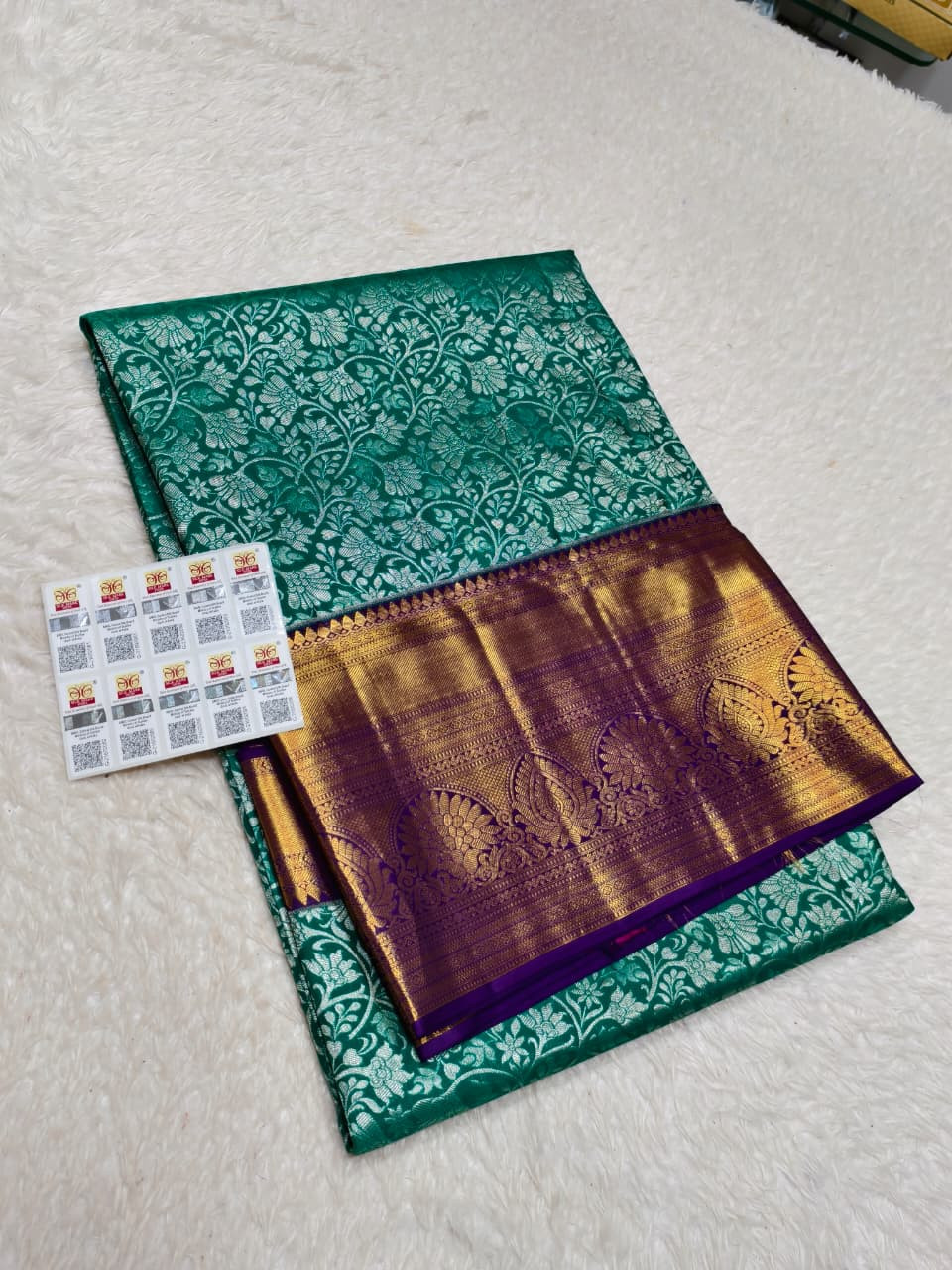 Kanchipuram Pure Silk Tissue Saree