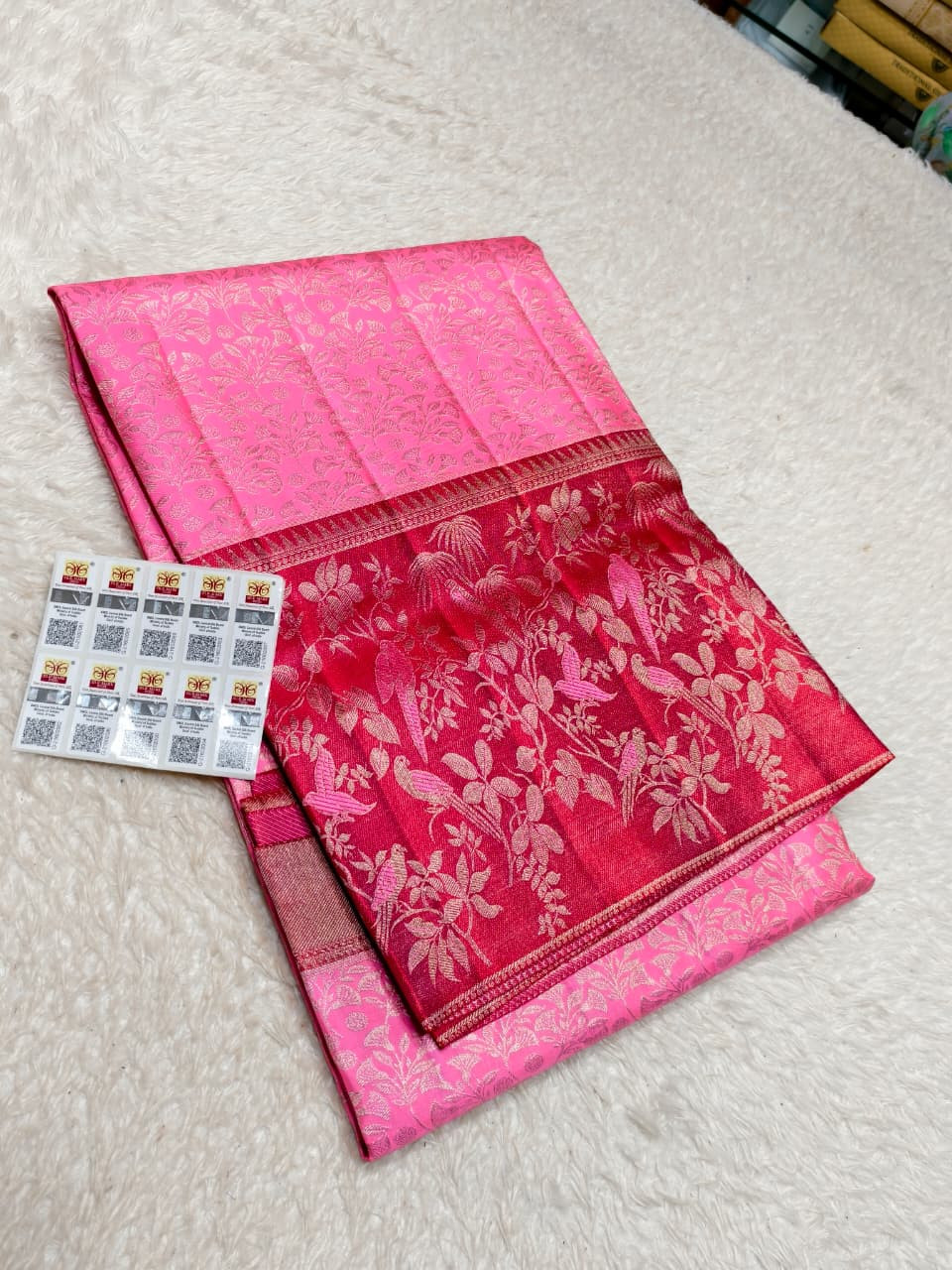 Kanchipuram Pure Silk Tissue Saree