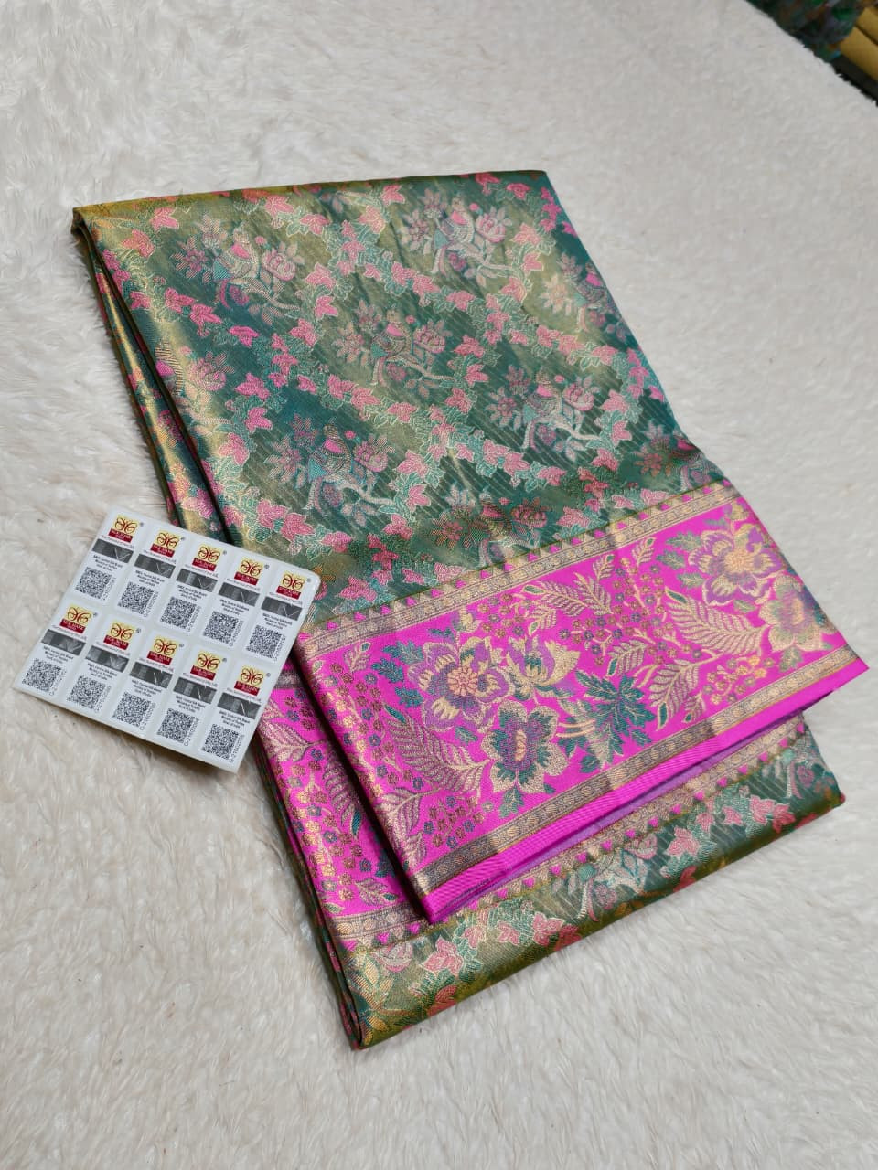 Kanchipuram Pure Silk Tissue Saree