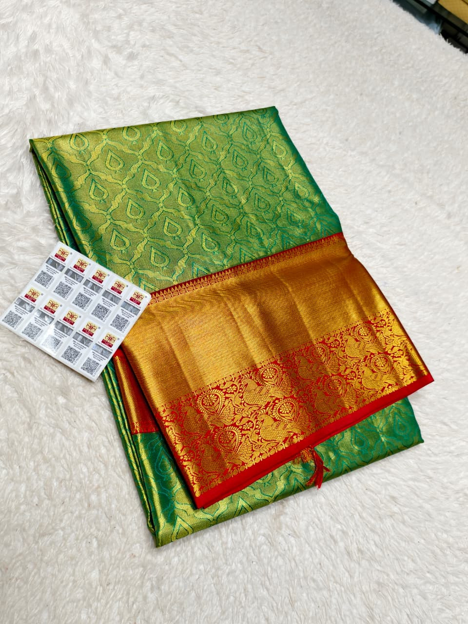 Kanchipuram Pure Silk Tissue Saree