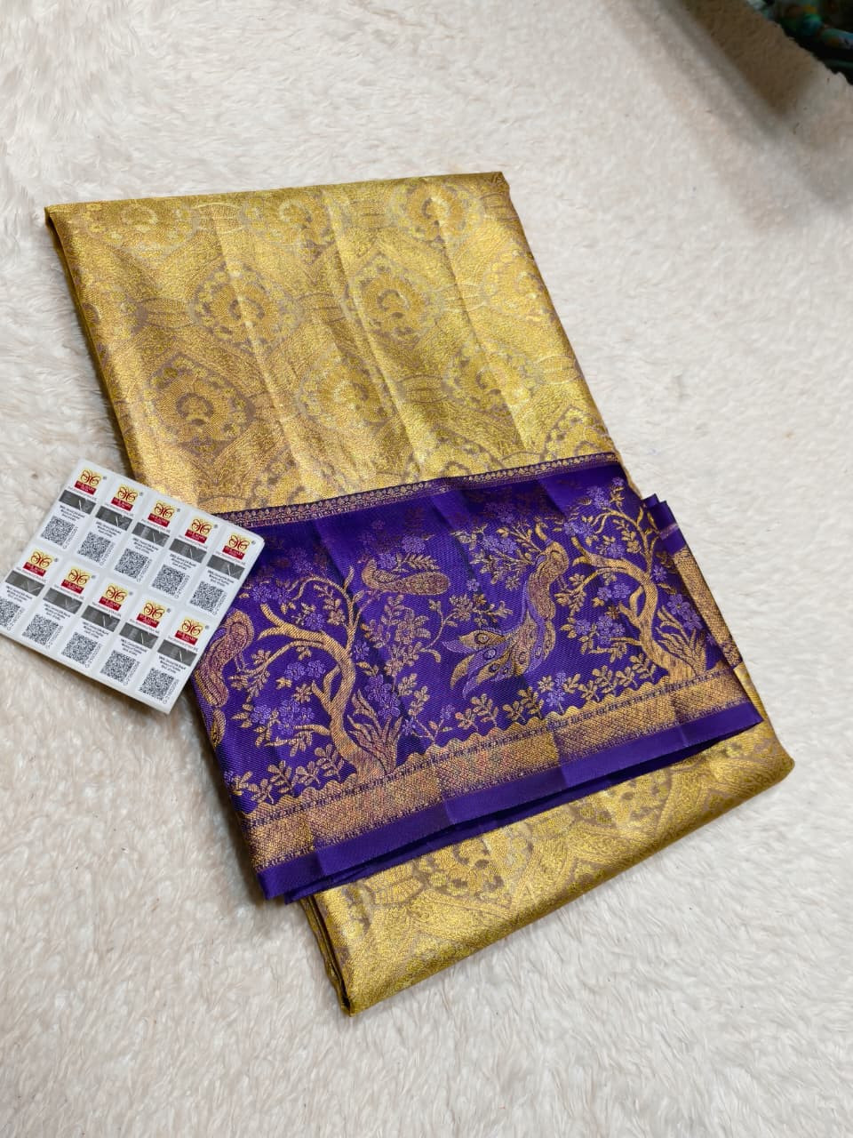 Kanchipuram Pure Silk Tissue Saree