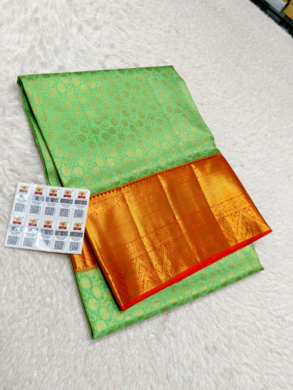 Kanchipuram Pure Silk Tissue Saree