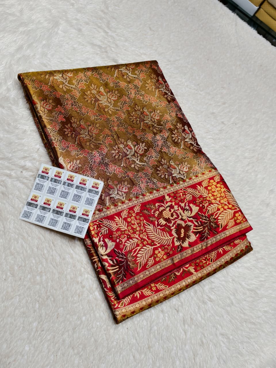 Kanchipuram Pure Silk Tissue Saree