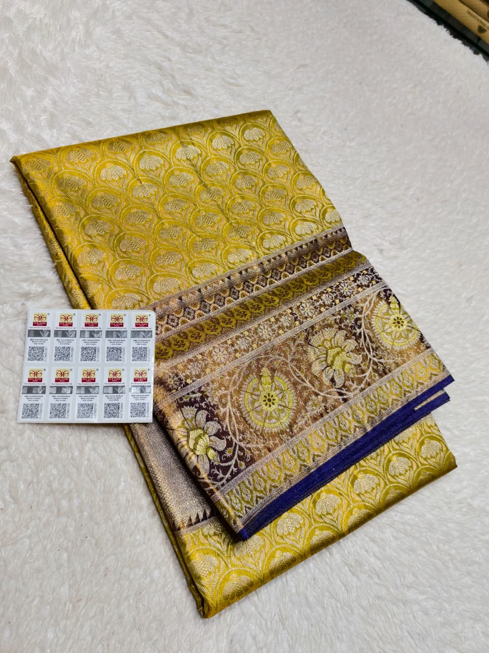 Kanchipuram Pure Silk Tissue Saree