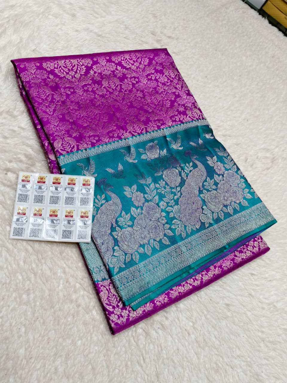Kanchipuram Pure Silk Tissue Saree