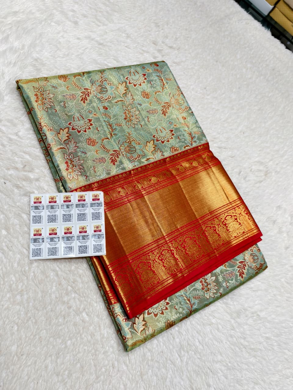 Kanchipuram Pure Silk Tissue Saree