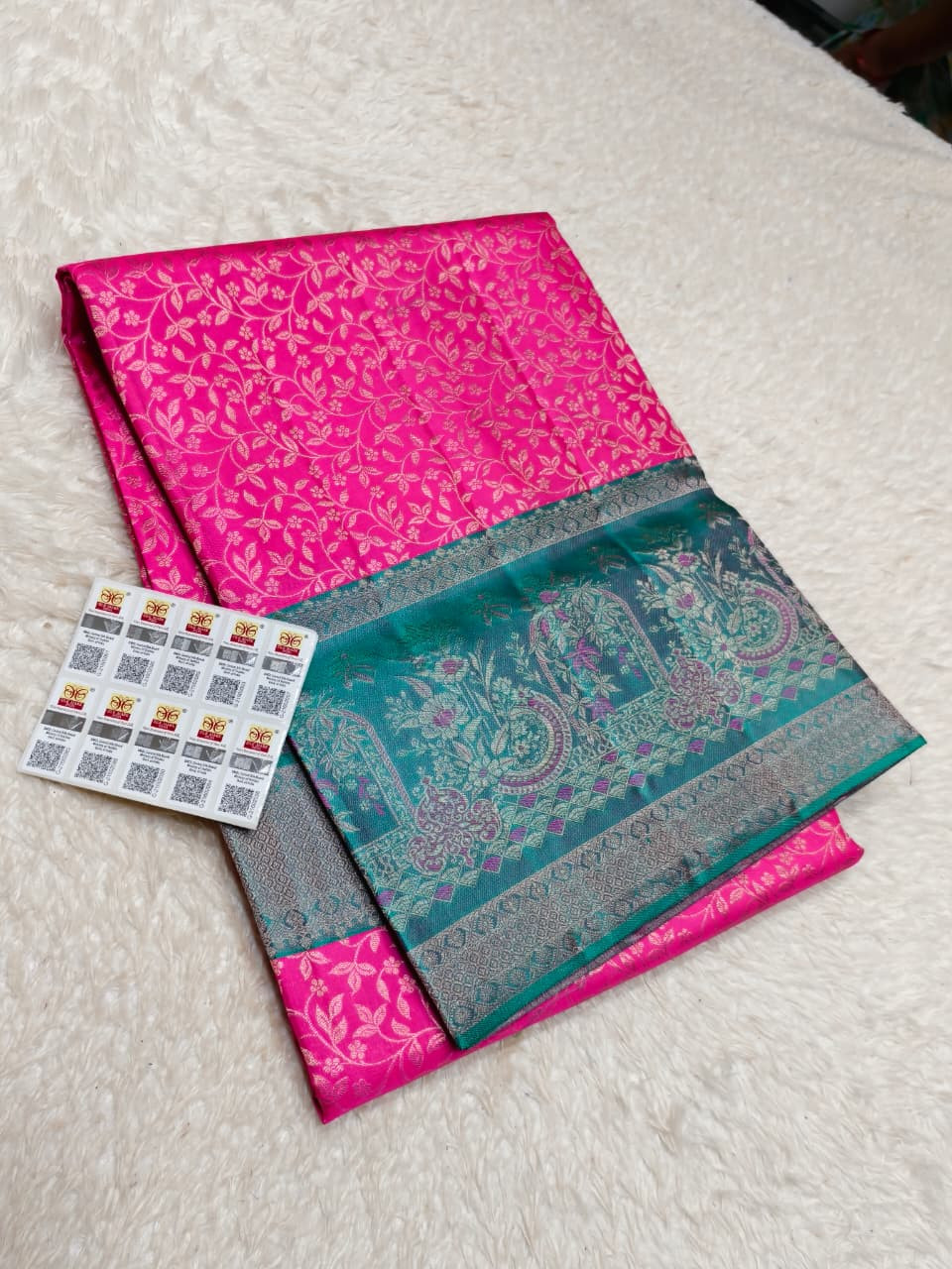 Kanchipuram Pure Silk Tissue Saree