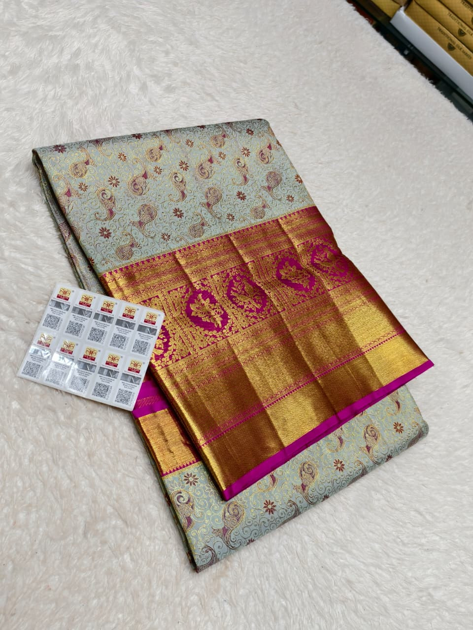 Kanchipuram Pure Silk Tissue Saree
