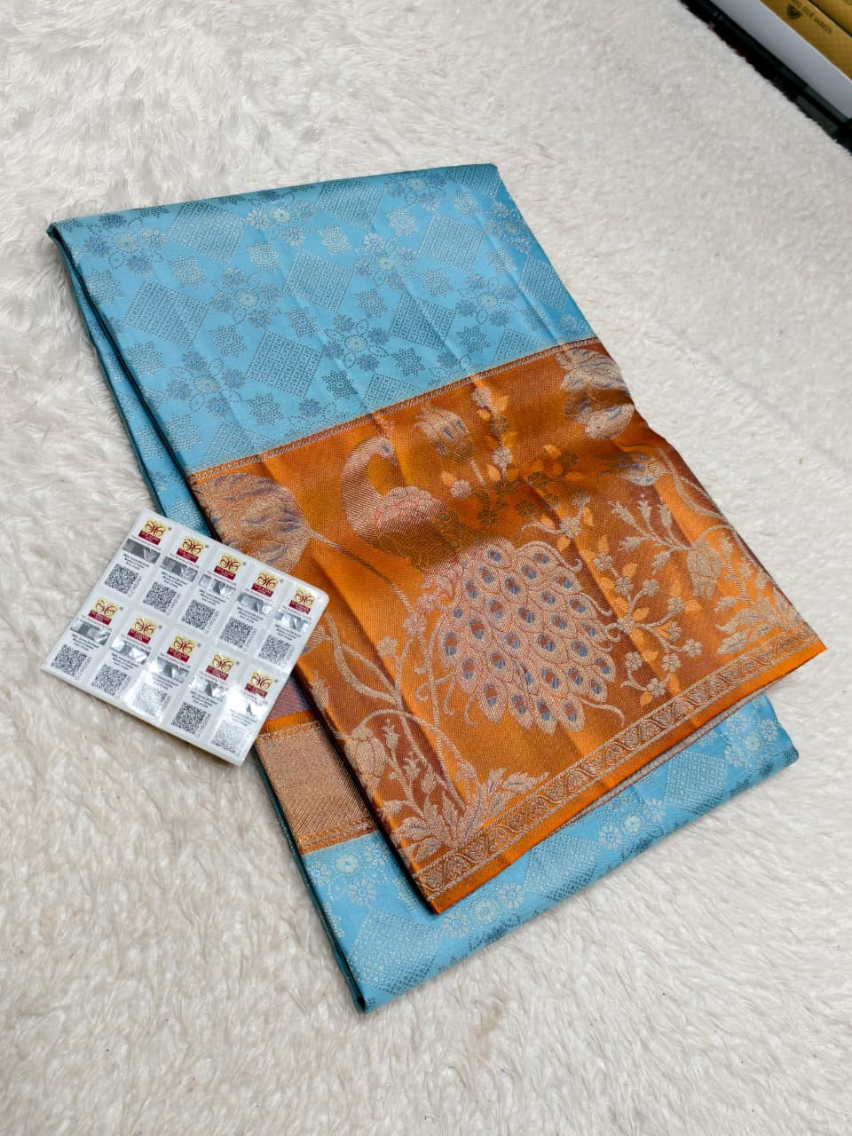 Kanchipuram Pure Silk Tissue Saree