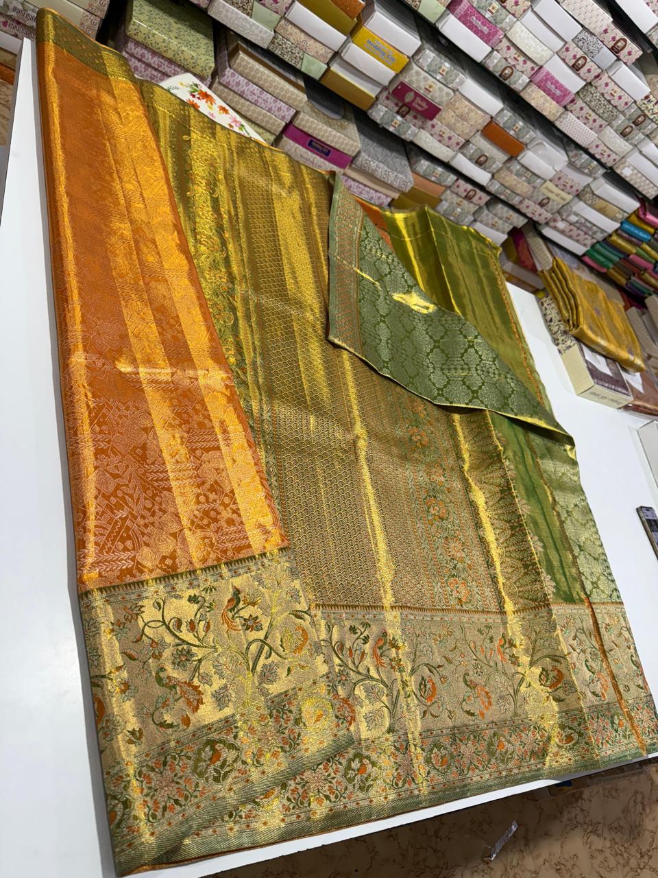 Kanchipuram Pure Tissue Saree