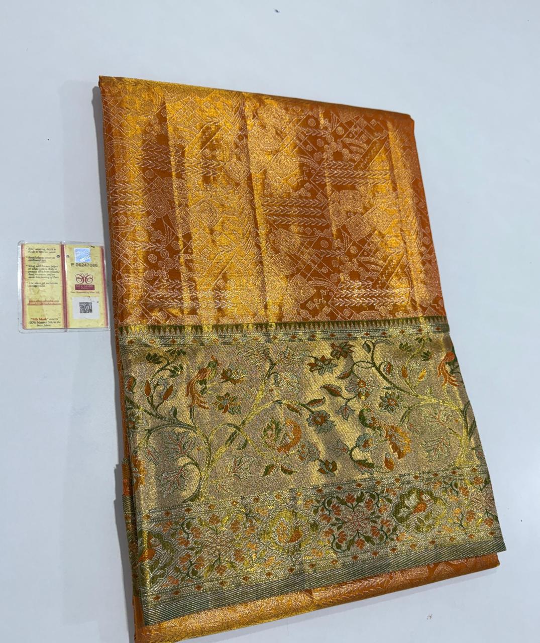 Kanchipuram Pure Tissue Saree