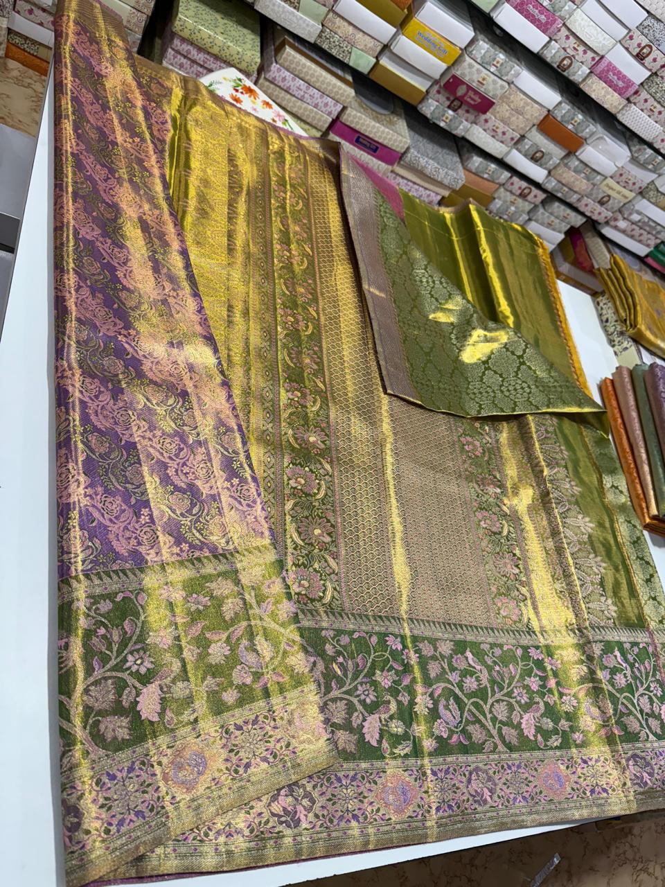 Kanchipuram Pure Tissue Saree