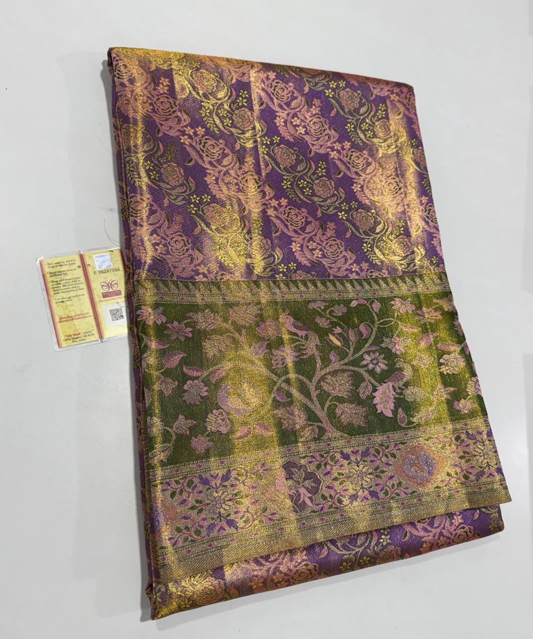 Kanchipuram Pure Tissue Saree