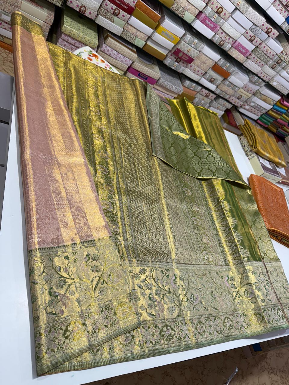 Kanchipuram Pure Tissue Saree
