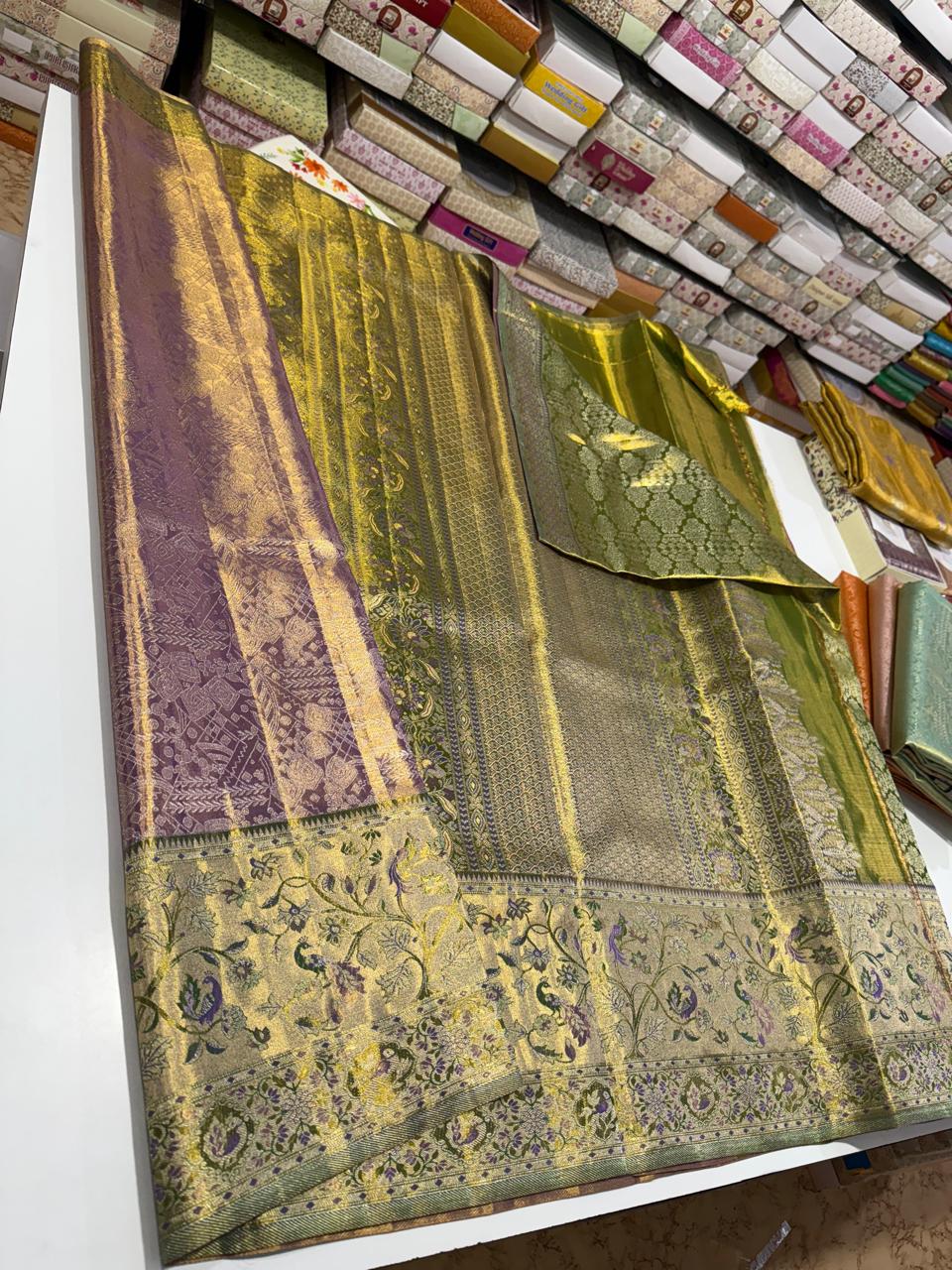 Kanchipuram Pure Tissue Saree