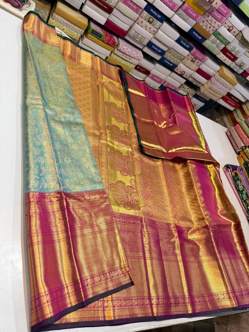 Kanchipuram Pure Tissue Saree