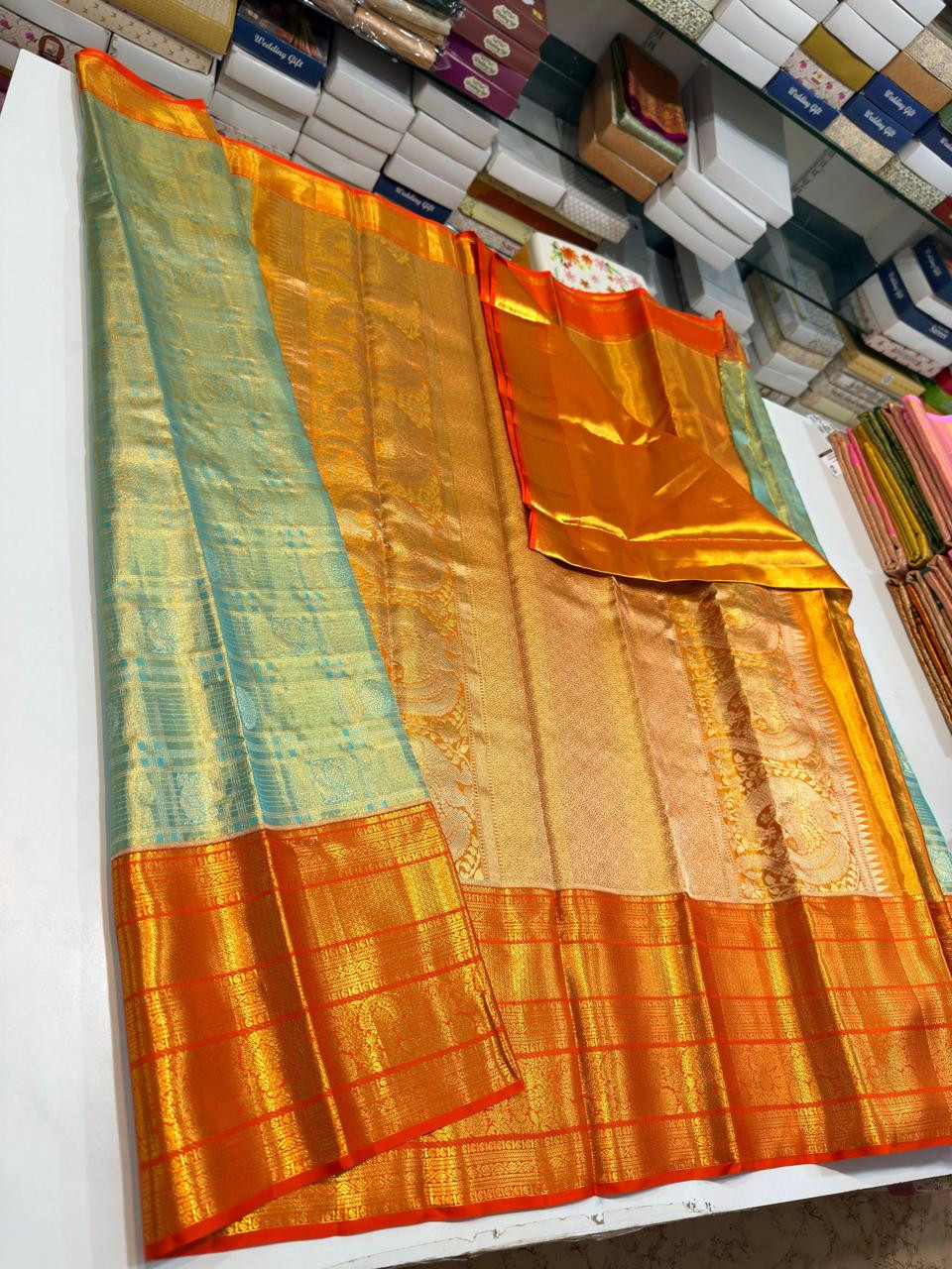 Kanchipuram Pure Tissue Saree