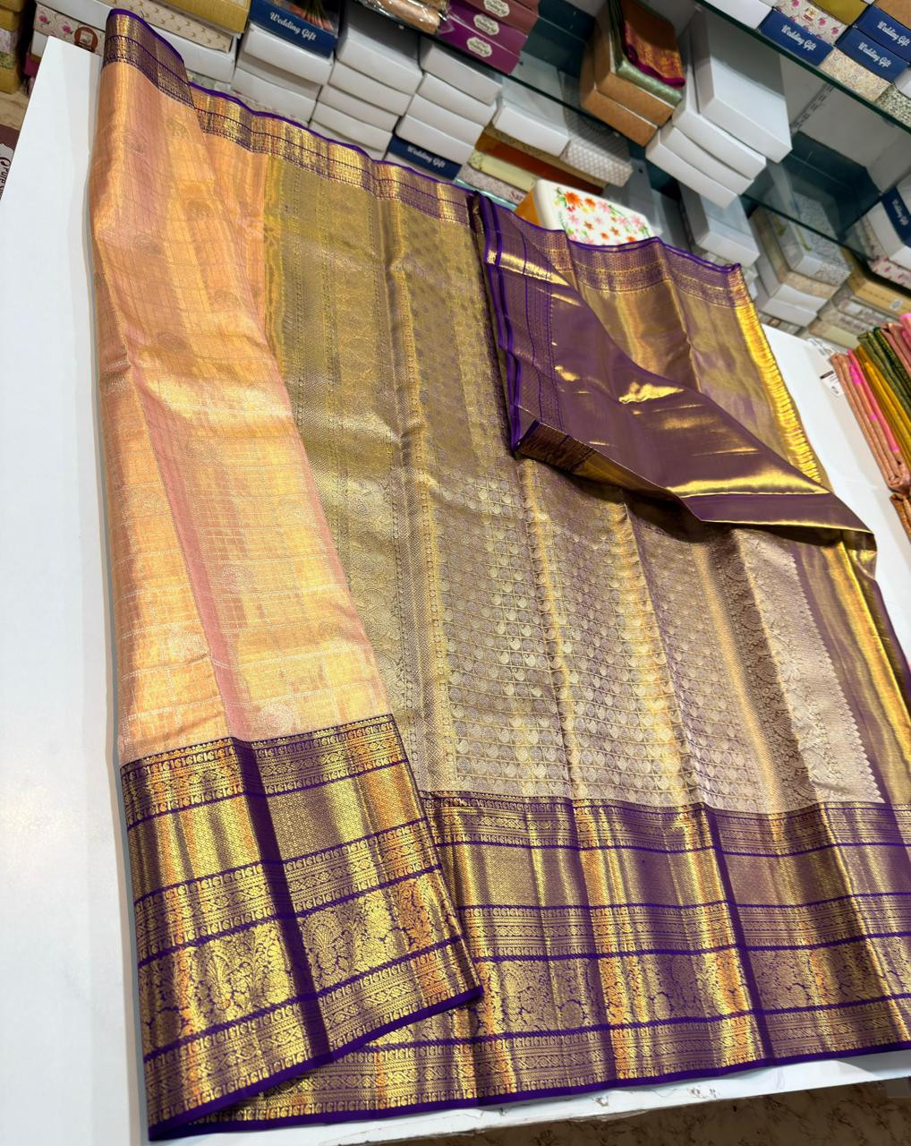 Kanchipuram Pure Tissue Saree
