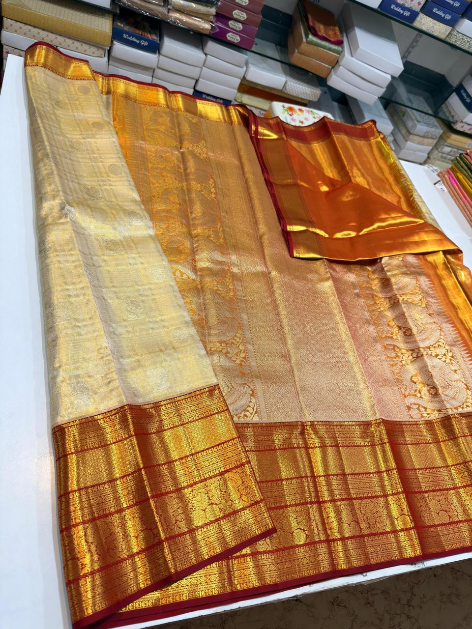 Kanchipuram Pure Tissue Saree