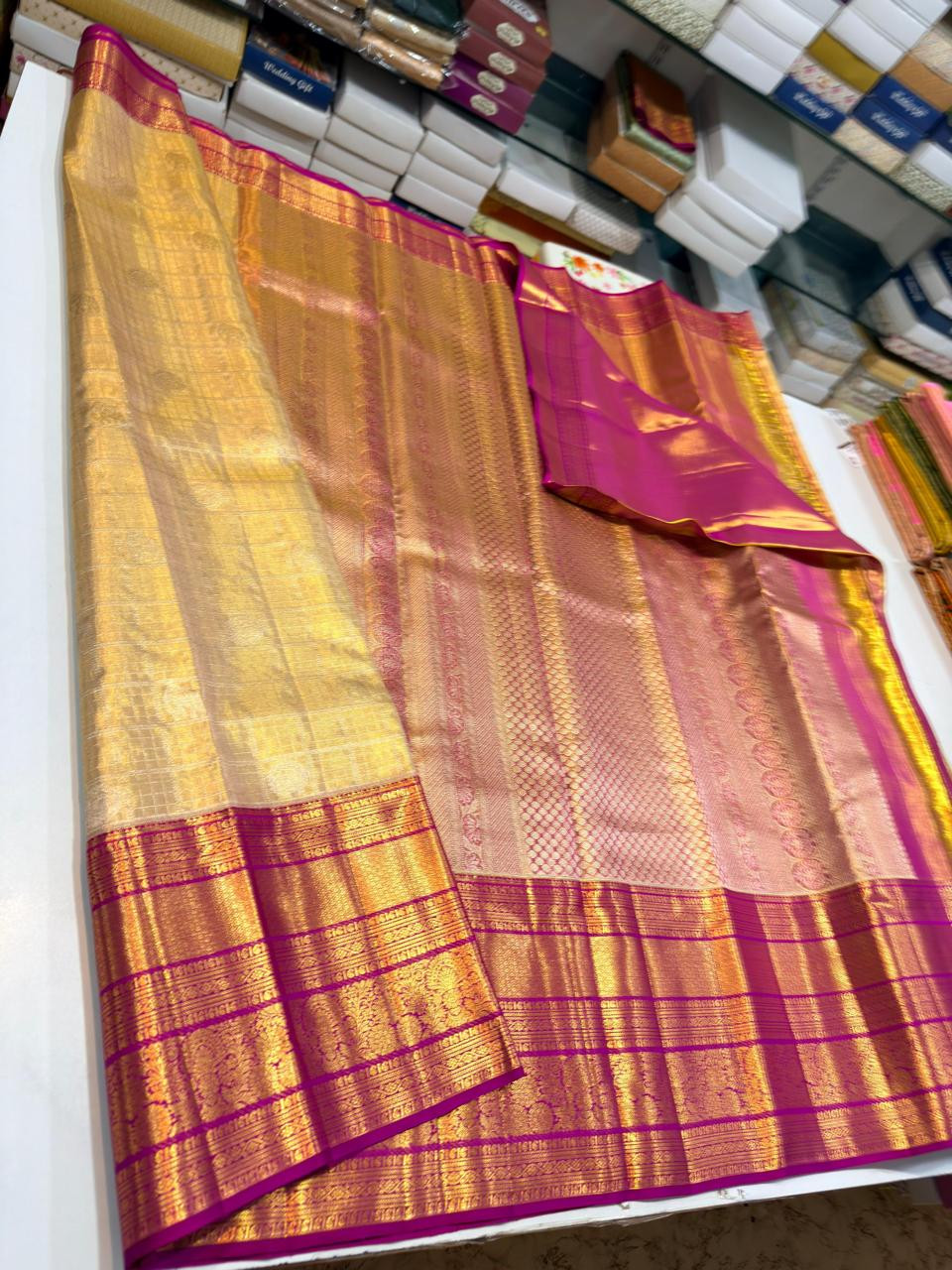 Kanchipuram Pure Tissue Saree