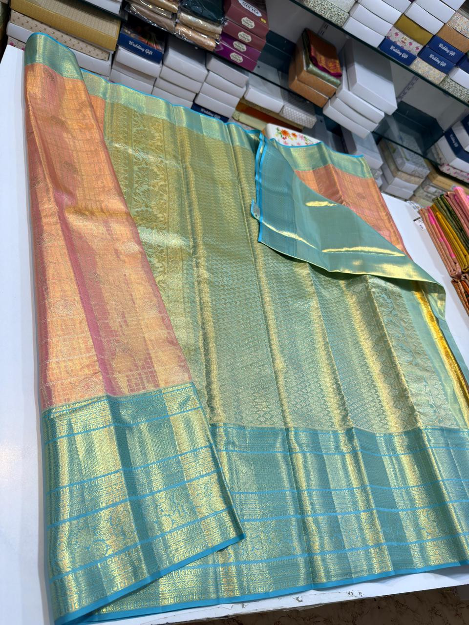 Kanchipuram Pure Tissue Saree