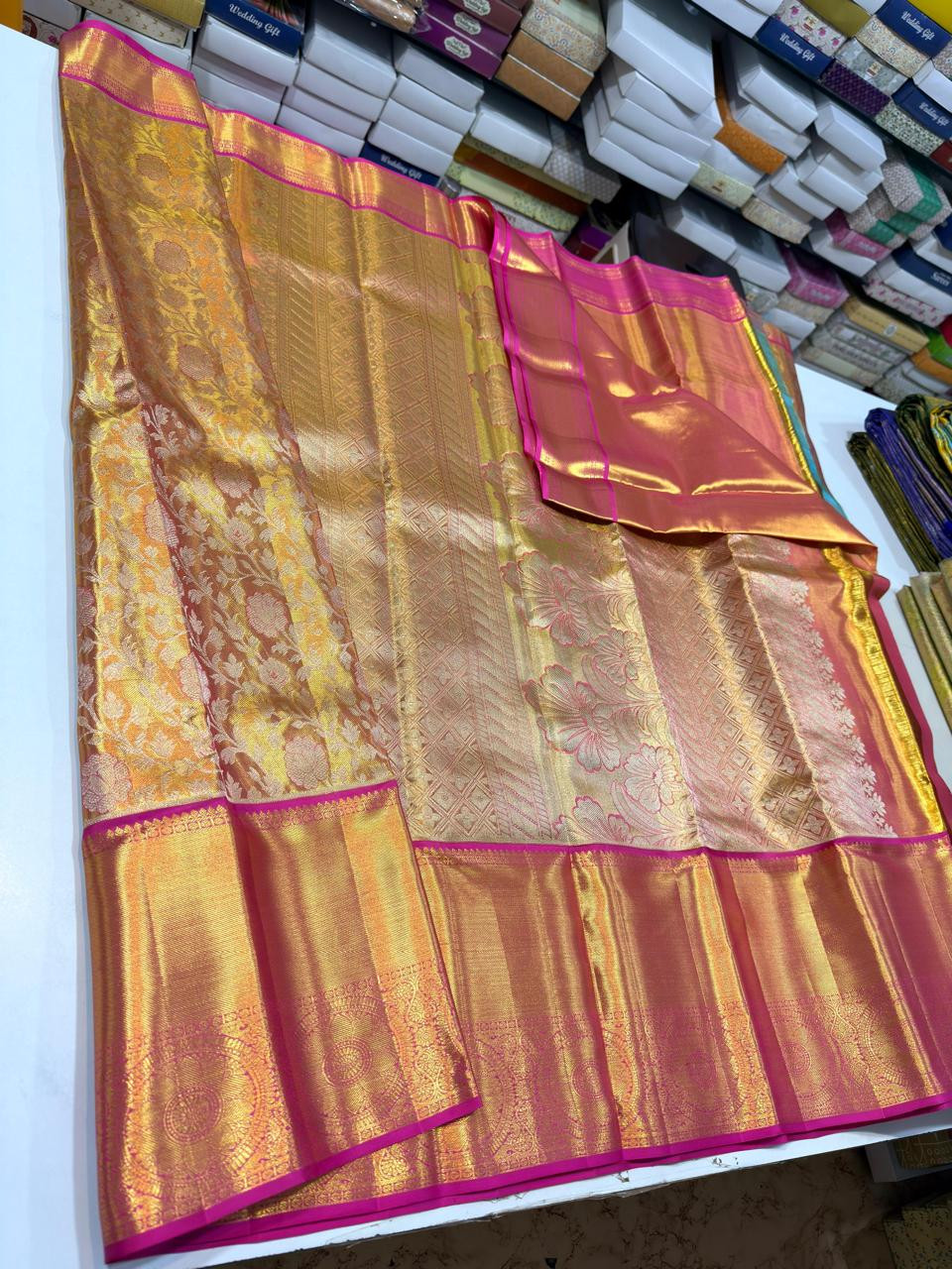 Kanchipuram Pure Tissue Saree