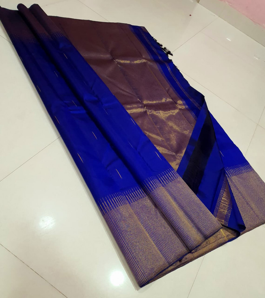 Image of Kanchipuram Full Koravai Pure Silk Saree