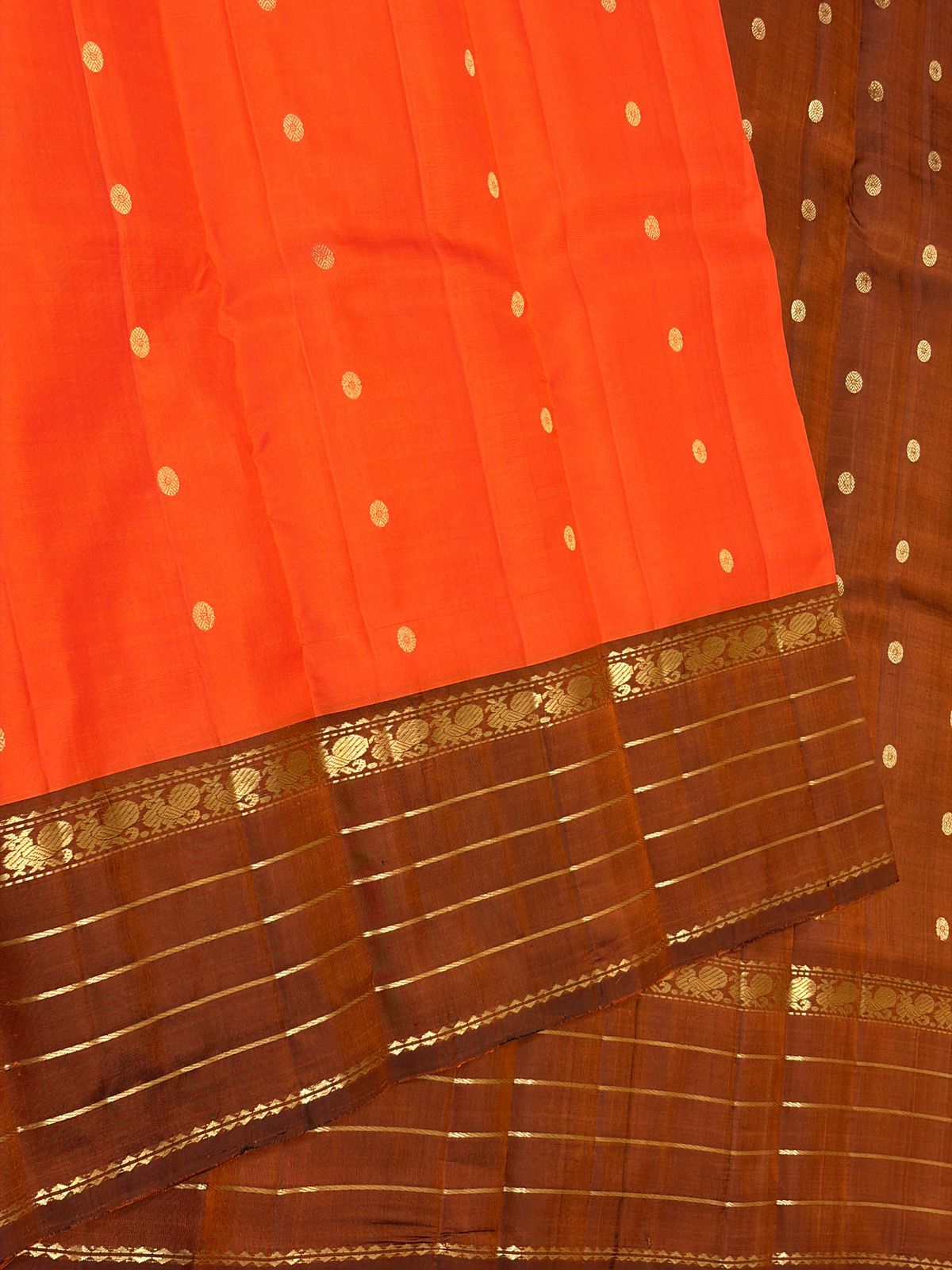 Kanchipuram Pure Silk Traditional Border Saree