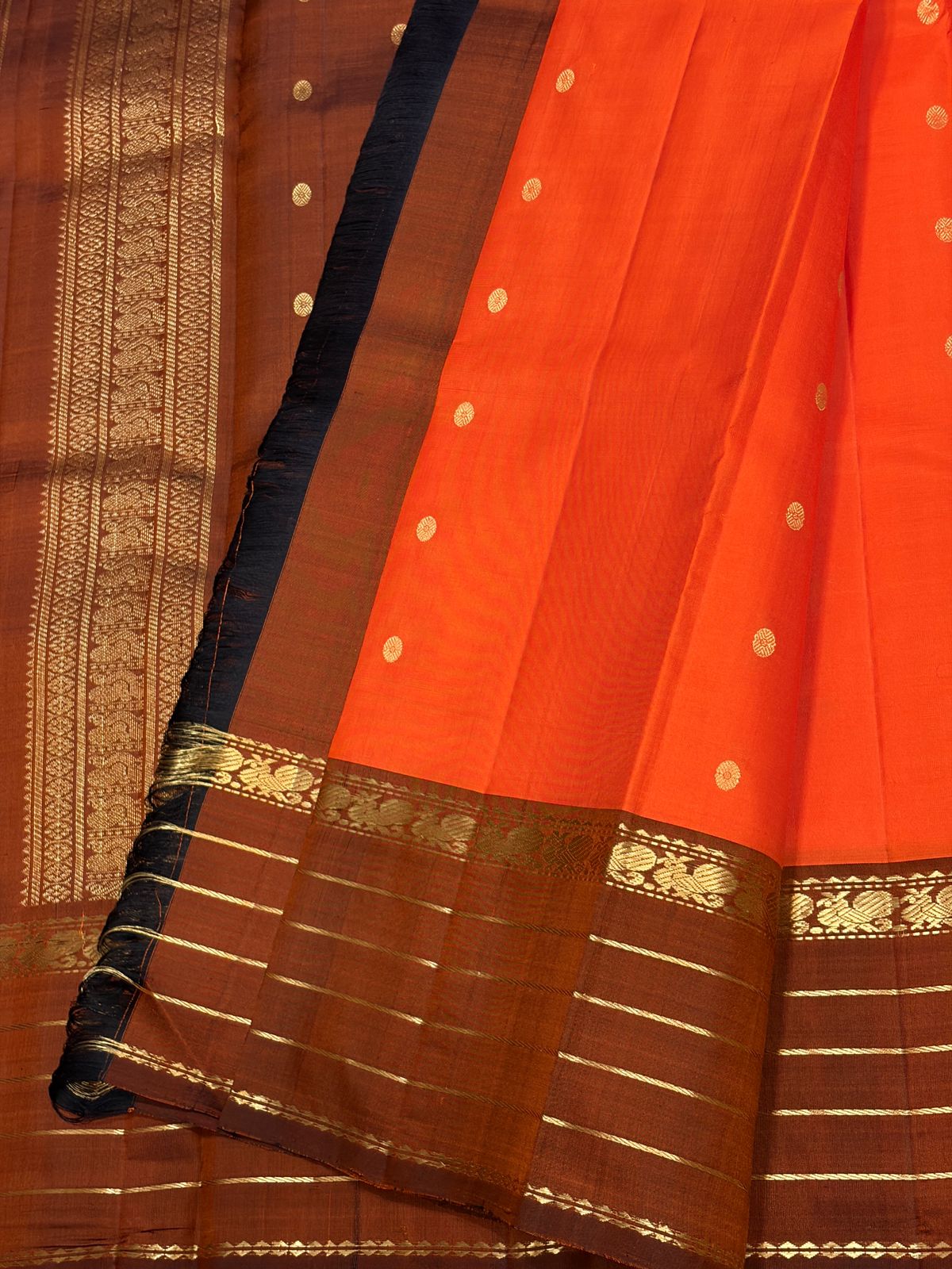 Kanchipuram Pure Silk Traditional Border Saree