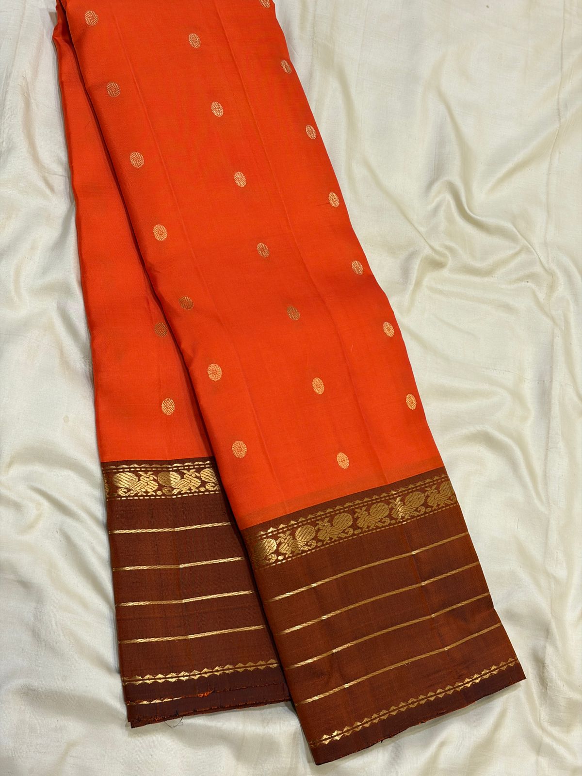 Kanchipuram Pure Silk Traditional Border Saree