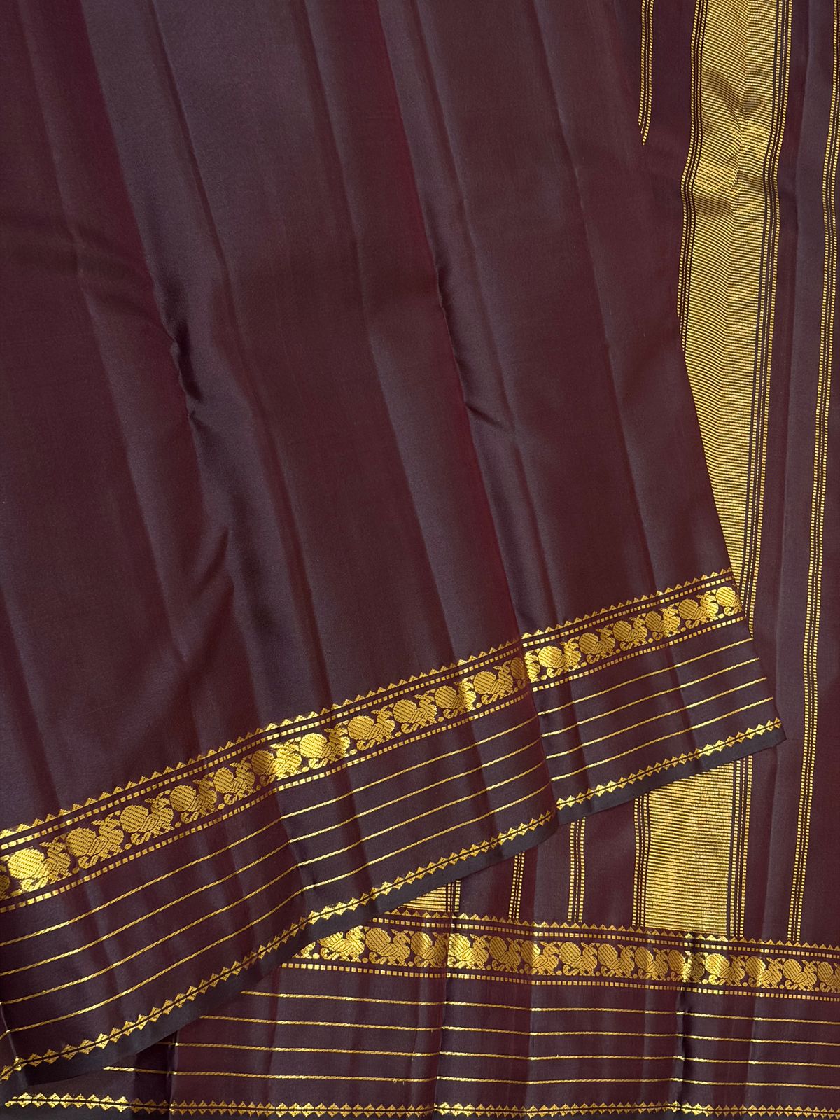 Kanchipuram Pure Silk Traditional Border Saree