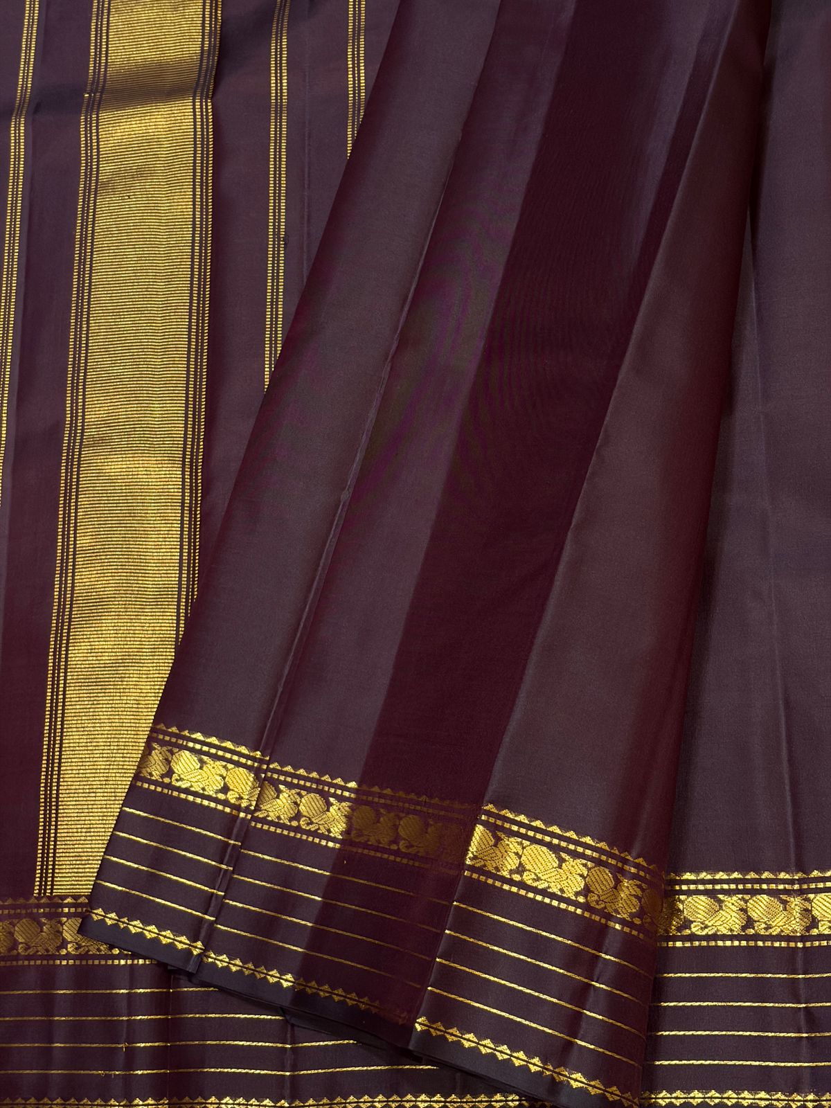 Kanchipuram Pure Silk Traditional Border Saree