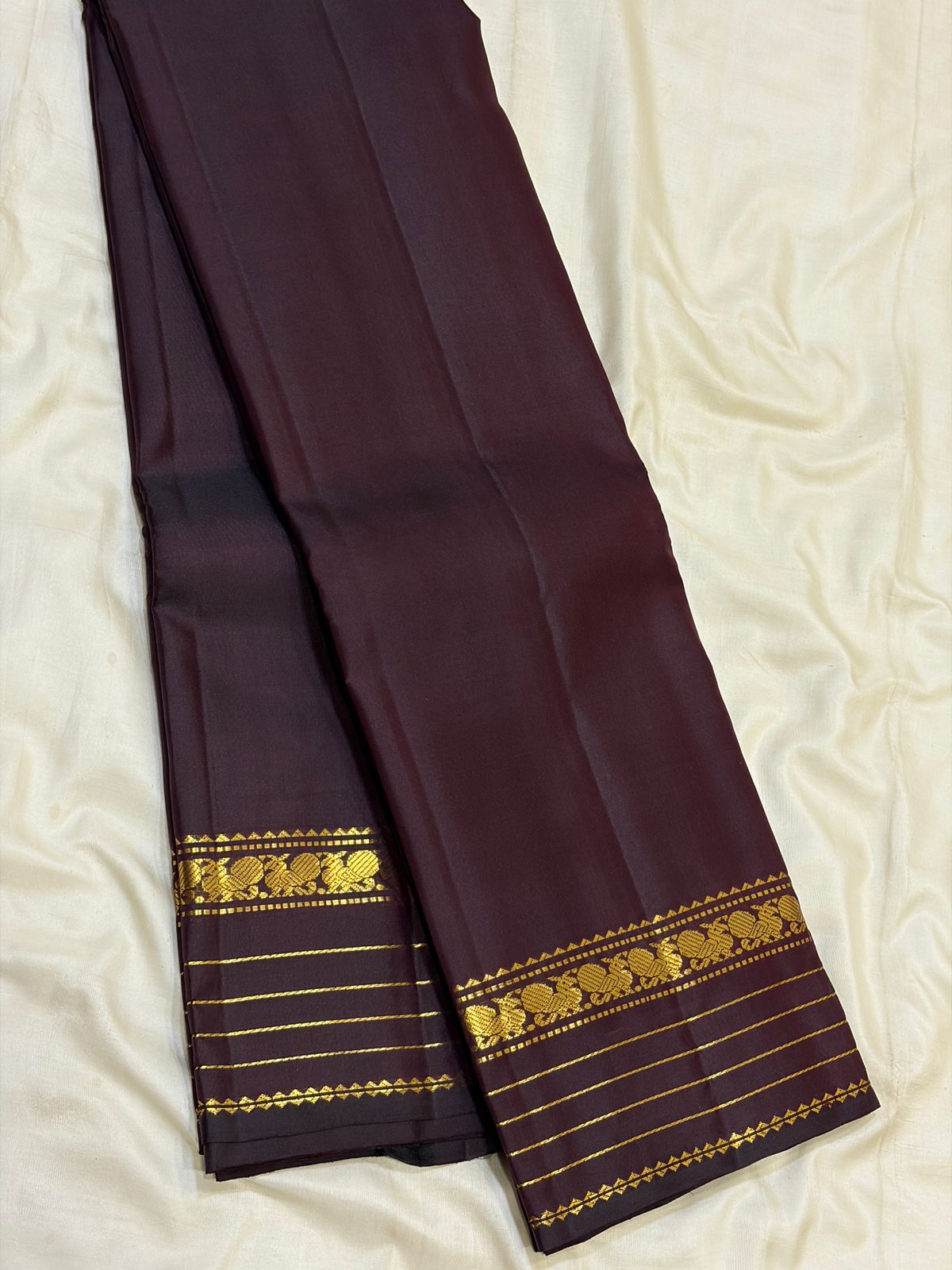 Kanchipuram Pure Silk Traditional Border Saree
