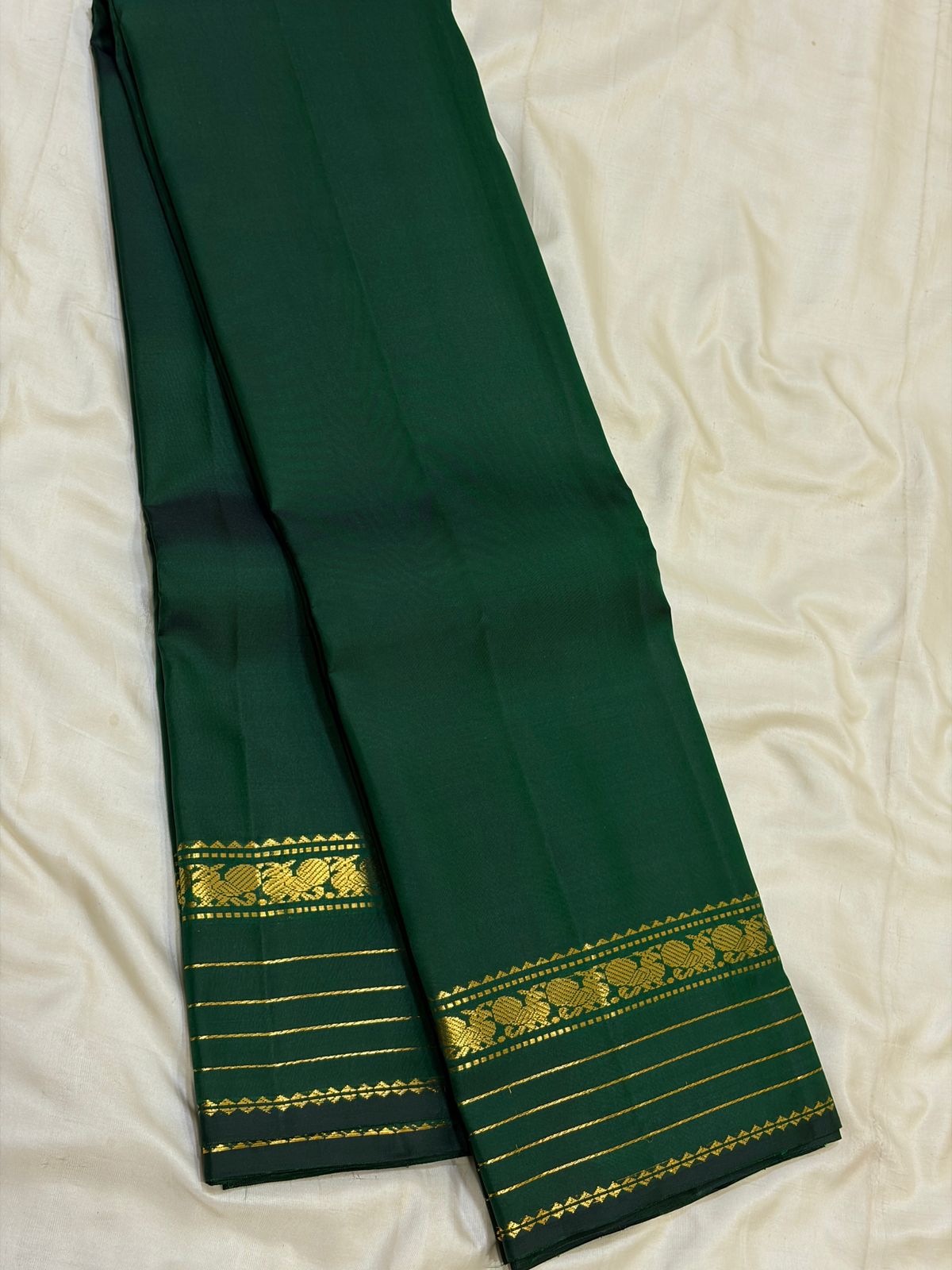 Kanchipuram Pure Silk Traditional Border Saree